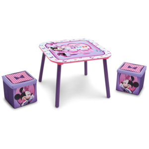 Delta Detský stôl s taburetmi Minnie