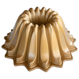 NordicWare Malá forma na bábovku Lotus Bundt® zlatá, Nordic Ware