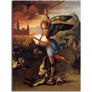 Rafael Santi reprodukcia - St. Michael zs18010