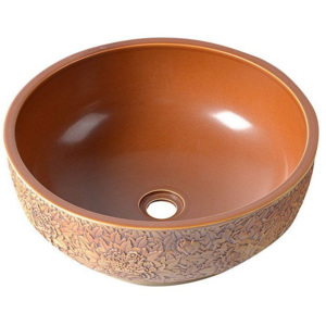 Sapho keramika 43cm, umývadlo PRIORI farba červenohnedá ( PI015 )