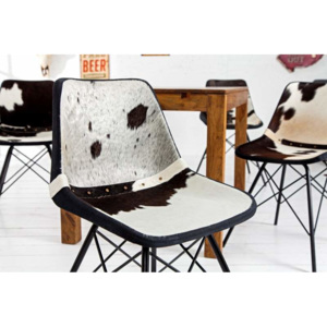 Čiernobiela jedálenská stolička Toro »