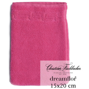 Christian Fischbacher Rukavica na umývanie 15 x 20 cm purpurová Dreamflor®, Fischbacher