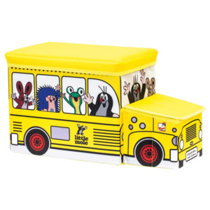 Bino Krtko krabica na hračky - bus