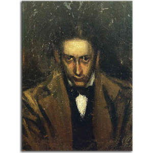 Picasso Reprodukcia - Portrait of Casagemas zs17934