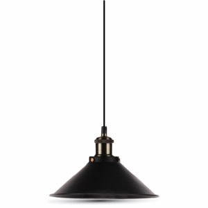 LED Solution Plechový čierny luster Vintage