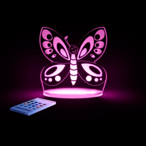 Aloka Nočné svetielko Motýlik + ovládač pre voľbu farieb
