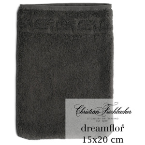 Christian Fischbacher Rukavica na umývanie 15 x 20 cm antracitová Dreamflor®, Fischbache