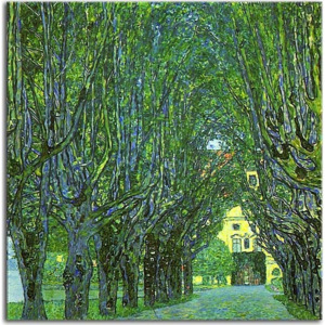 Reprodukcie Gustav Klimt - Avenue of Schloss Kammer Park zs16748