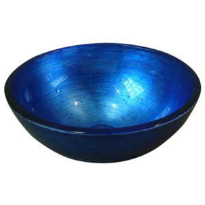 Sapho MURANO sklenené umývadlo 40x13cm, modré ( AL5318-65 )