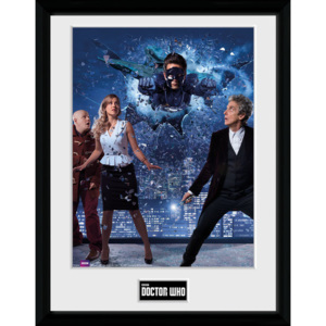 Rámovaný Obraz - Doctor Who - Xmas Iconic 2016