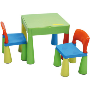 Tega detský stôl a dve ždidličky Mamut multicolor