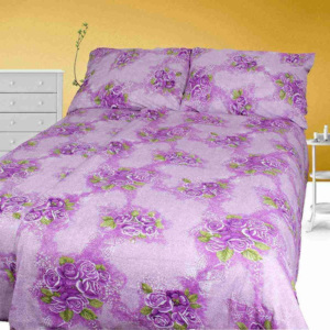 ROSEMARY fialová - bavlnené obliečky 140x200cm