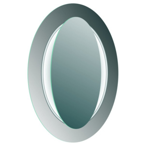 Sapho_z MONA zrkadlo s presahom s LED osvetlením 700x1000mm, biela ( DL440 )