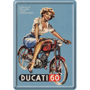 Nostalgic Art Plechová pohľadnice - Ducati 60