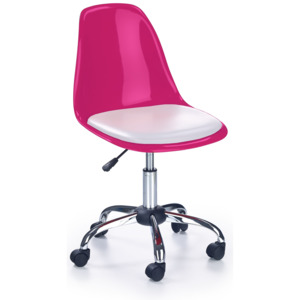 Halmar Detská stolička Coco II - ružovo-biela