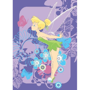 Vopi Detský koberec Fairy Tropical, 133x95 cm - fialový