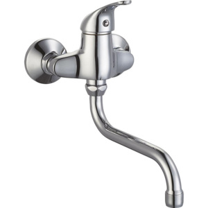 Aqualine_a AQUALINE 50 nástenná páková batéria, rozteč 100mm, chróm ( 52132 )