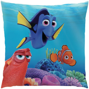 Vankúšik Hľadá sa Nemo - Dory a priatelia, 40 x 40 cm