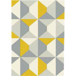 Kusový koberec PP Lorenzo sivo žltý, Velikosti 120x170cm