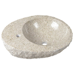 Sapho BLOK kamenné umývadlo 56x46x15cm, Granite