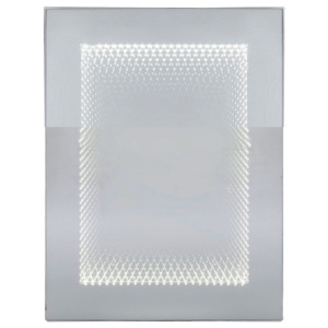 Nástenné zrkadlo s LED osvetlením Kare Design Infinity, 60 x 80 cm