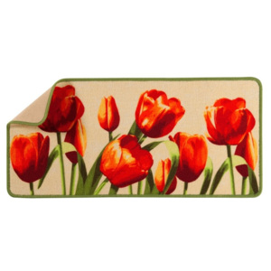 Blancheporte Kuchynský koberec s motívom Tulipány 40x60cm
