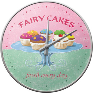 Nostalgic Art Nástenné hodiny - Fairy Cakes