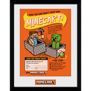 Rámovaný Obraz - Minecraft - Craft Your Own Minecraft