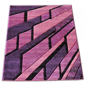 Kusový koberec Kipp fialový 133x180, Velikosti 133x180cm