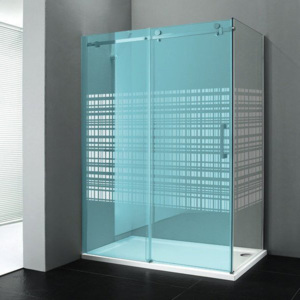 Gelco DRAGON bočná stena 900mm, sklo CANVAS, ľavé ( GD7990SL )