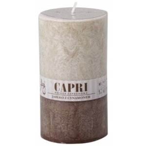 Stearínová sviečka Capri Duo Cappuccino