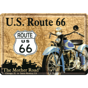 Nostalgic Art Plechová pohľadnice - U.S. Route 66