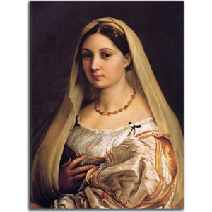 The Veiled Woman, or La Donna Velata - Rafael Santi reprodukcia zs18018