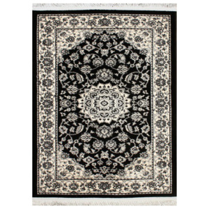 Kusový koberec Širáz čierný, Velikosti 80x200cm