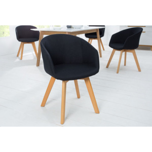 Dizajnová stolička Sweden II čierna