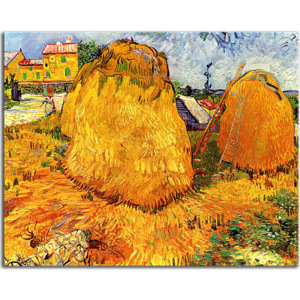 Haystacks in Provence zs18399 - Vincent van Gogh obraz