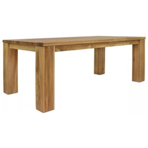 Jedálenský stôl GAIA 160, Dub, masív (90X160 cm)