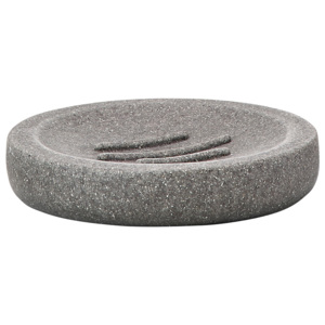 ZONE Tácka na mydlo concrete grey SOLID