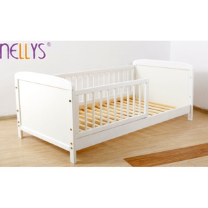 Detská juniorská posteľ / postieľka Nellys - biela