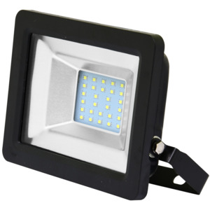 Ecolite Čierny LED reflektor 20W Economy