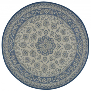 Kusový koberec Esso modrý kruh, Velikosti 120x120cm
