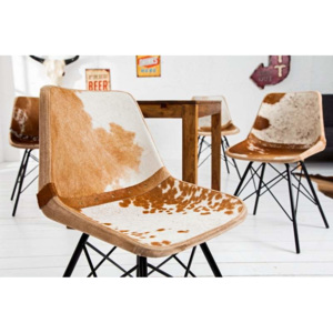 Hnedobiela jedálenská stolička Toro »