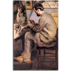 Frederic Bazille Painting The Heron Obraz Renoir zs18147
