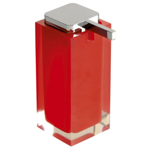 Sapho RAINBOW dávkovač mydla na postavenie, červená ( RA8006 )
