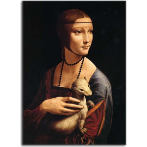 Obrazy Leonardo da Vinci - Dáma s hranostajom zs10189
