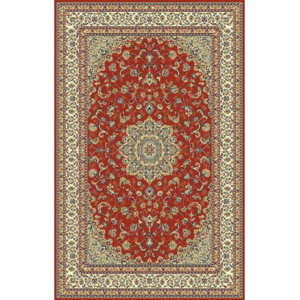 Habitat Kusový koberec Brilliant floral červená, 200 x 300 cm