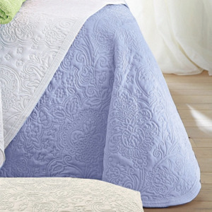 Blancheporte Prikrývka na posteľ Melisa levanduľová obliečka na vank. 65x65cm