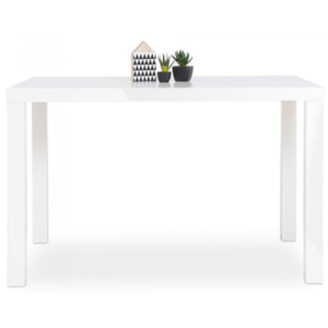 Jedálenský stôl Priscilla, 120 cm, biela mat, biela