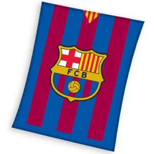 Fleecová deka FC Barcelona, 110 x 140 cm
