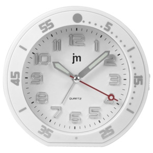 Dizajnové stolové hodiny-budík JA6015B Lowell 13cm